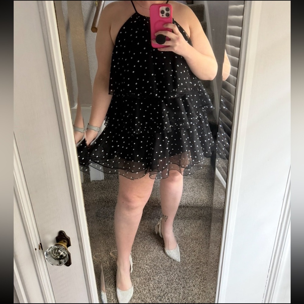 Polkadot Halter Style Dress